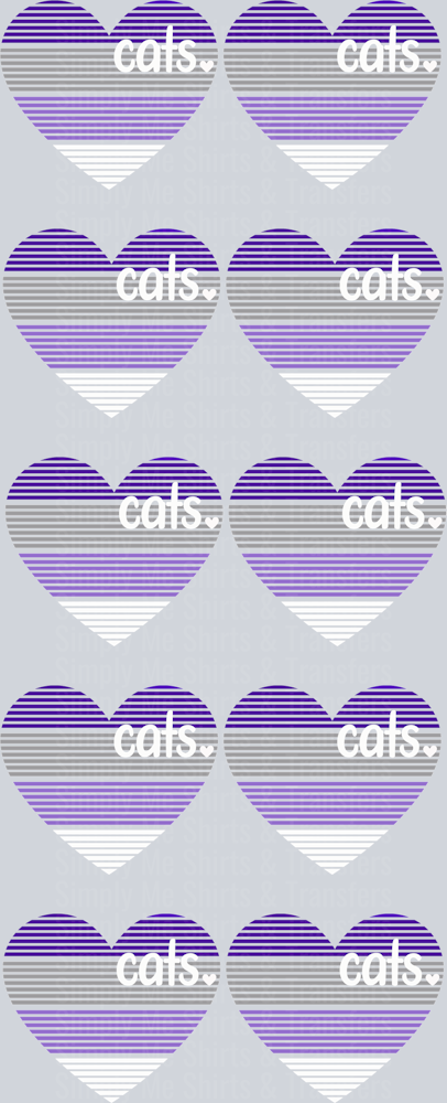Cats heart 60 inch