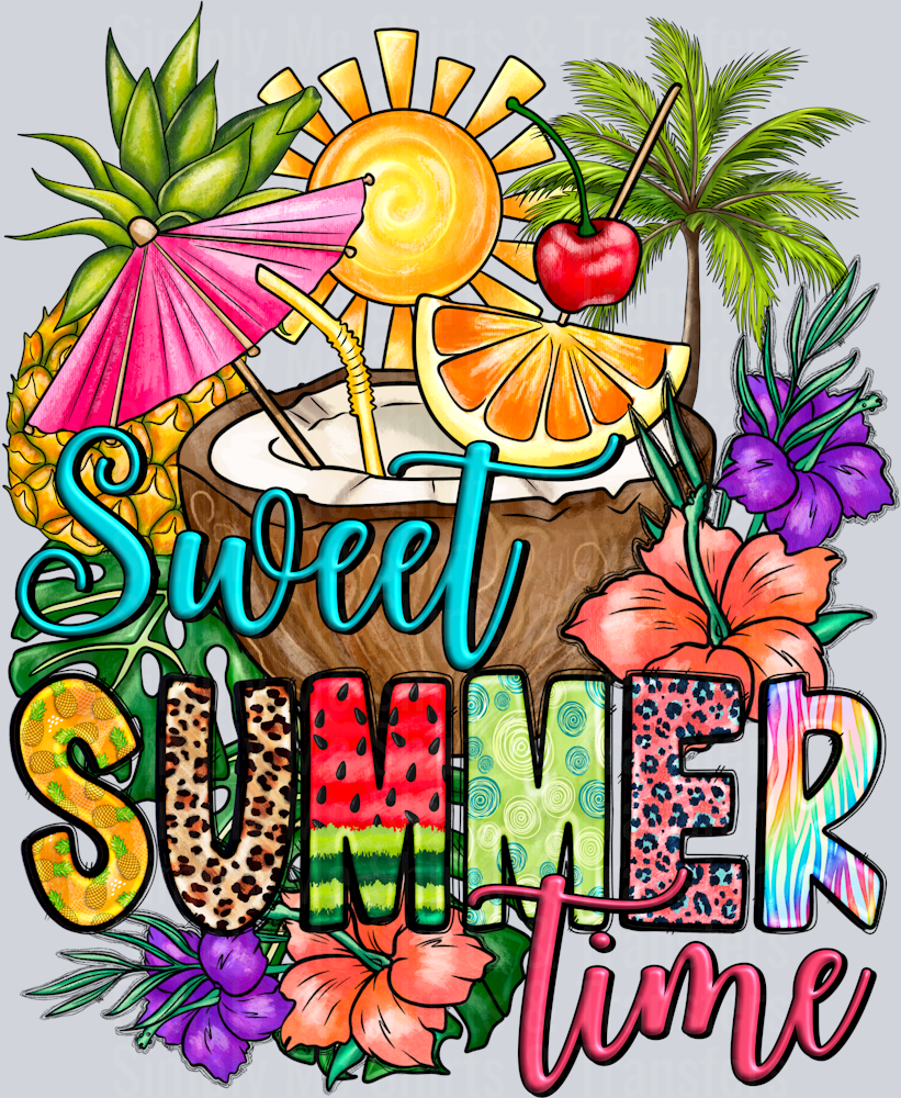 Sweet summertime tropical