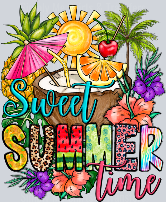 Sweet summertime tropical