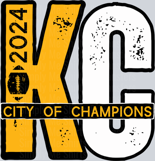 KC City Of Champions Front YWB