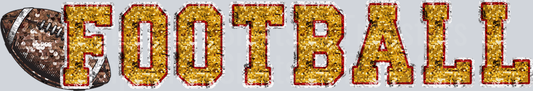 KC Football Sequin Sleeve