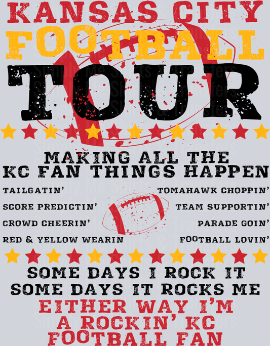 KC Football Tour Back BLK