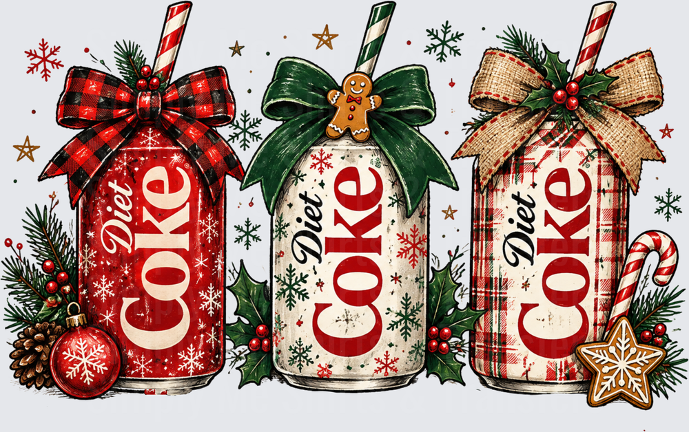Christmas Soda Can