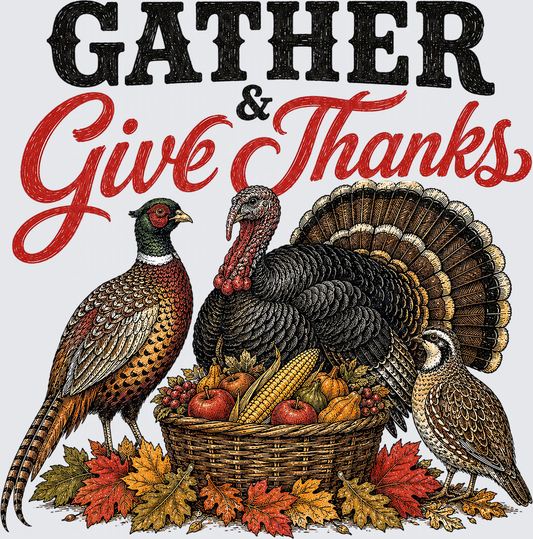 Gather & Give Thanks Turkeys