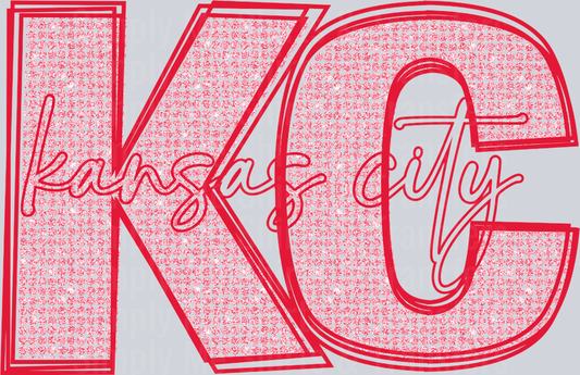 Rhinestone KC Red